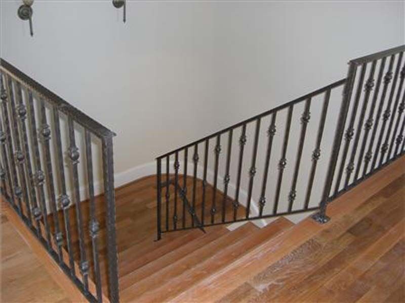 Stairwell Railings — House Downstairs with Hand Railings in Winston-Salem, NC