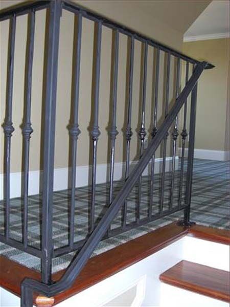 Iron Stairwells — Interior Railings of a House in Winston-Salem, NC