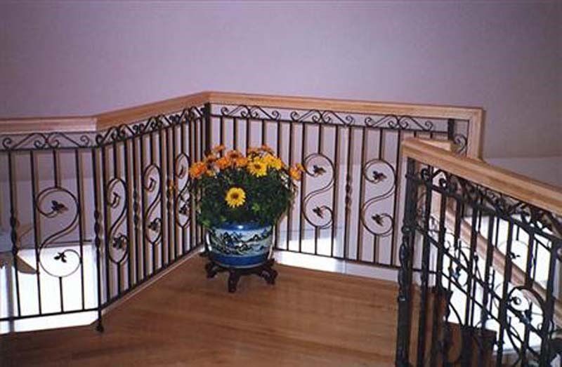 Stairwell Designs — Flower Pot Beside a Handrailing in Winston-Salem, NC