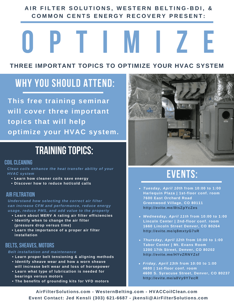 Optimize event details, click here to RSVP