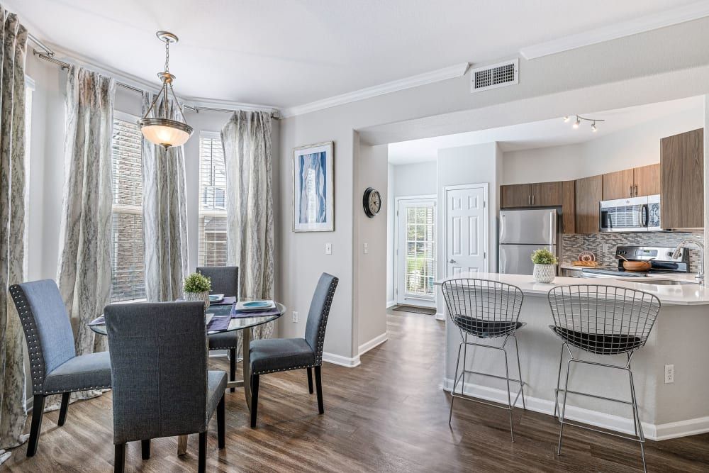 Dining area at Marquis Castle Pines in Castle Pines, CO.