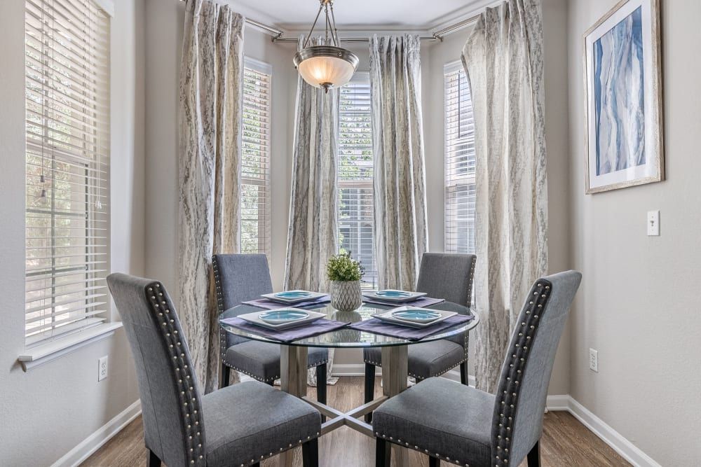 Dining area at Marquis Castle Pines in Castle Pines, CO.