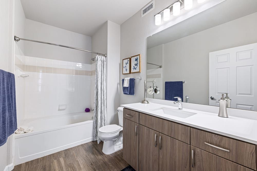 Bathroom at Marquis Castle Pines in Castle Pines, CO.