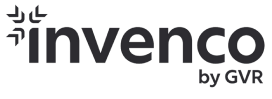 A black and white logo for invenco by gvr