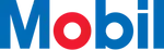 The word mobil is written in blue and red on a white background.