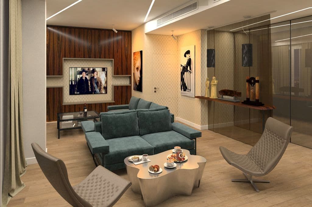 Attico, Roma - SOGGIORNO