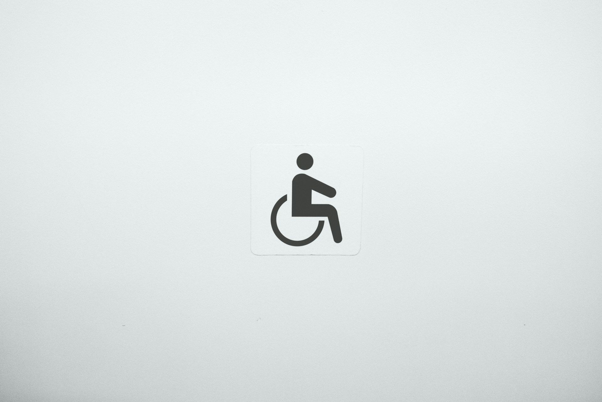 person with disability sign