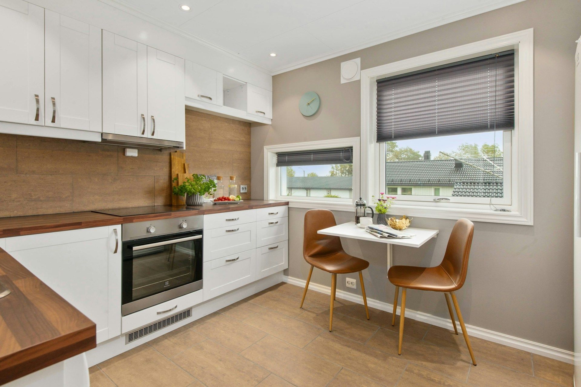 kitchen with smoke detector