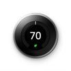 A black thermostat with the number 70 on it.