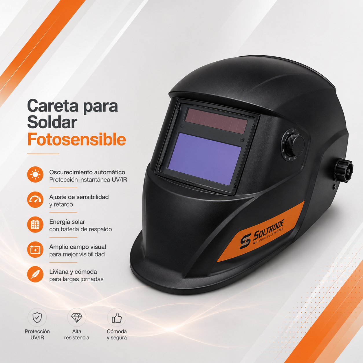 Careta para Soldar Fotosensible