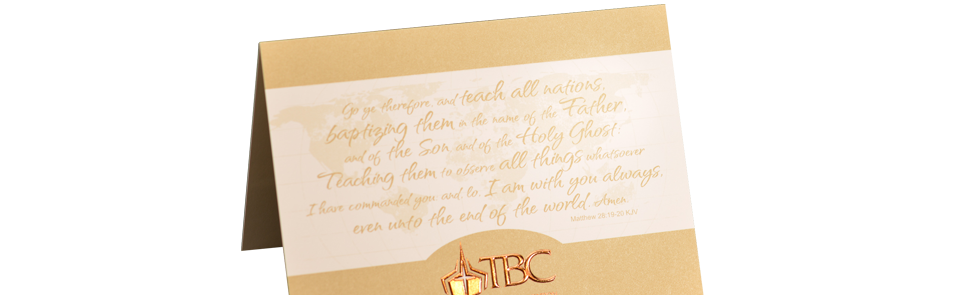 A close up of a wedding invitation on a white background.