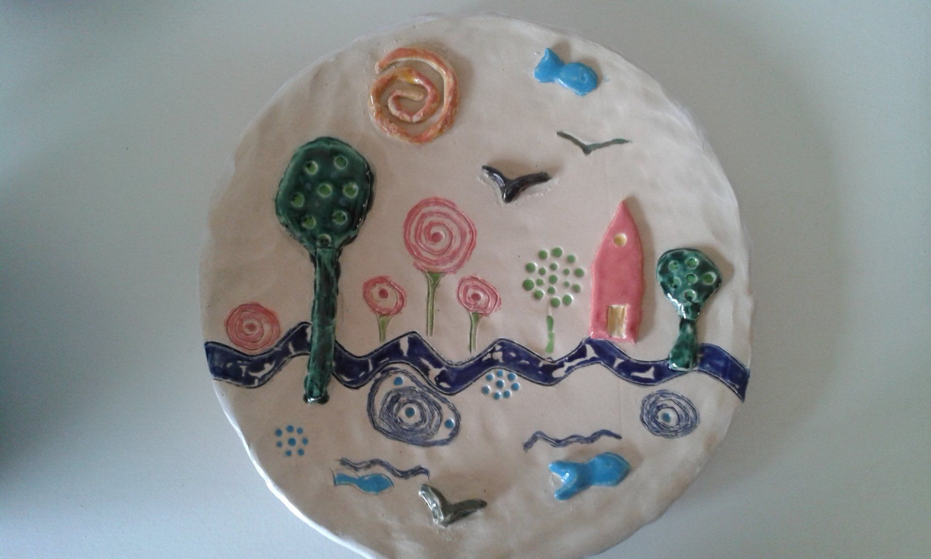 schaal a la Hundertwasser, Elisabeth Baron, EB-Artwork & Coaching