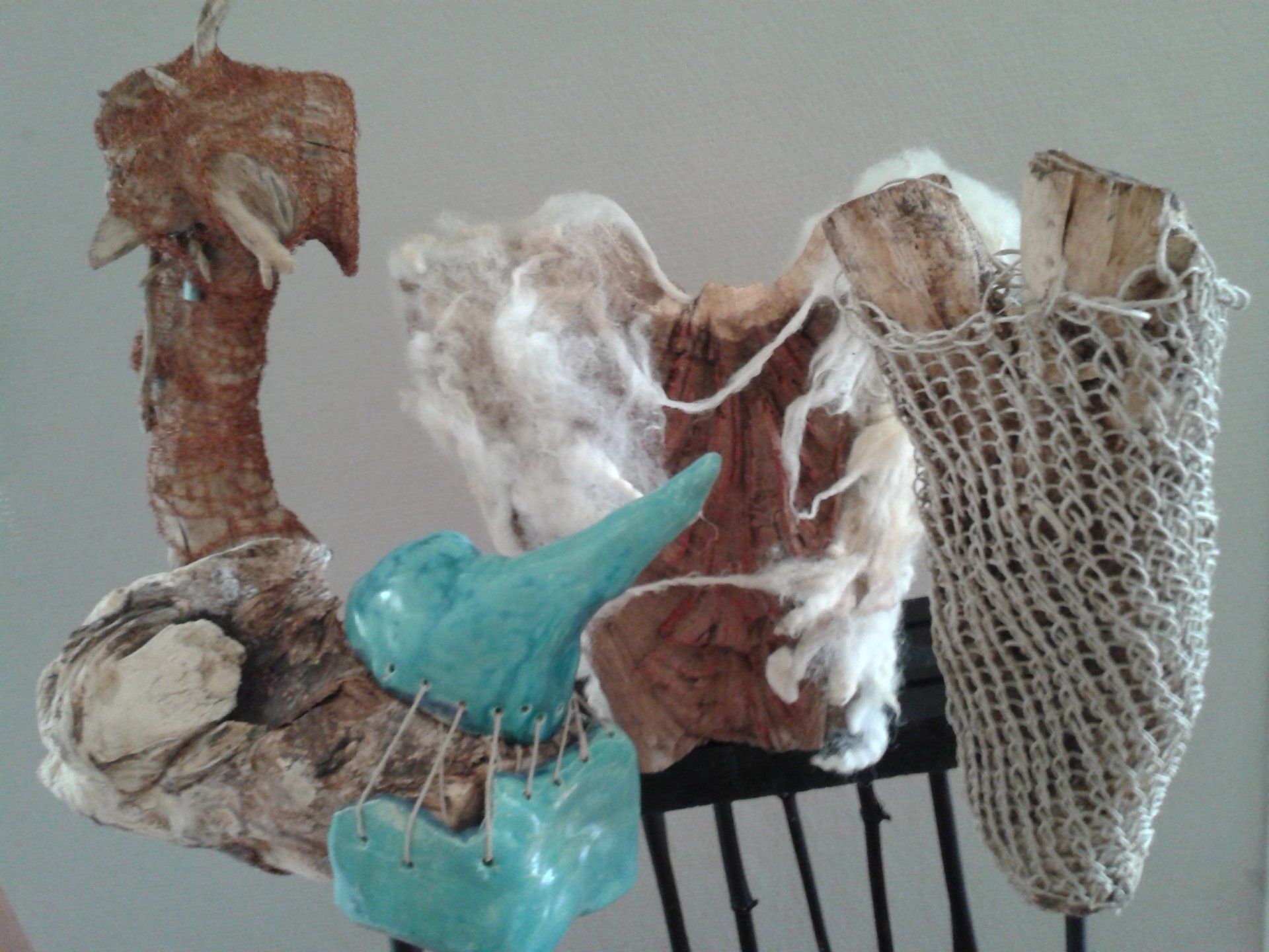 4 maskers van de ziel, beeldengroep, Elisabeth Baron