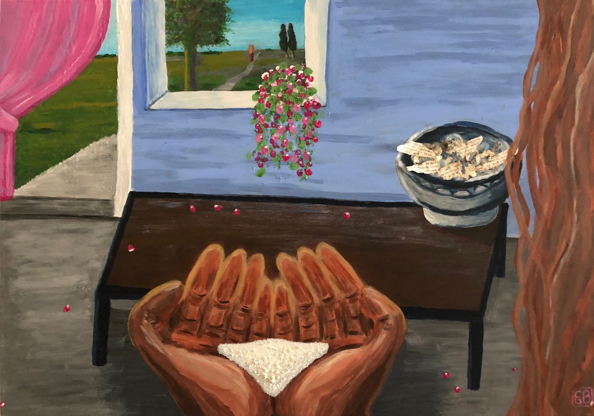 schilderij Gerstemeel en bitter Water van Elisabeth Baron