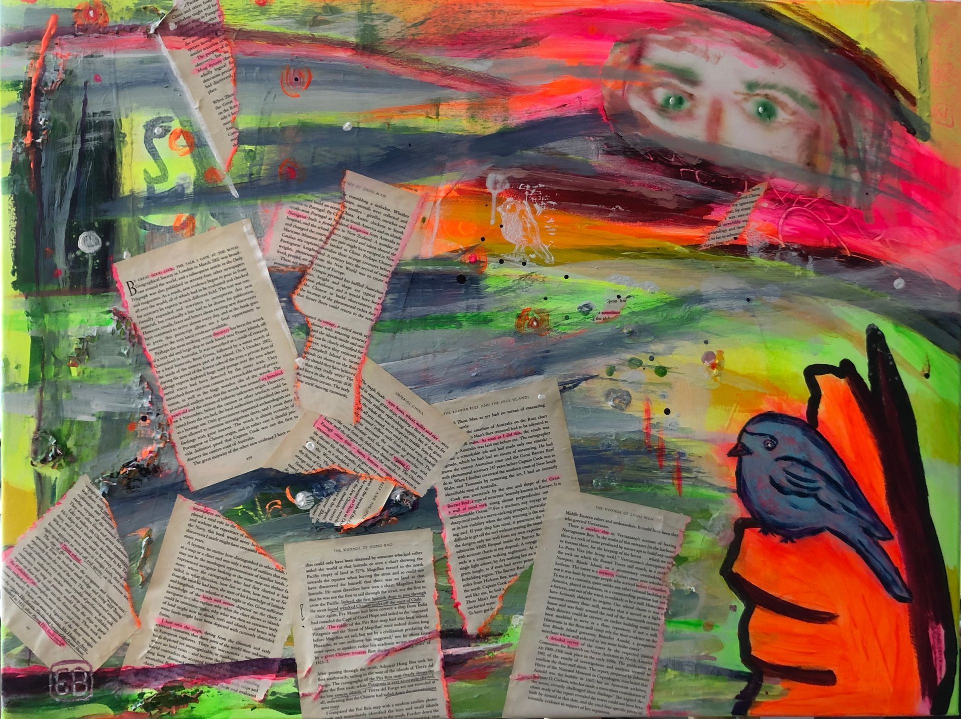 schilderij Reveal, Elisabeth Baron