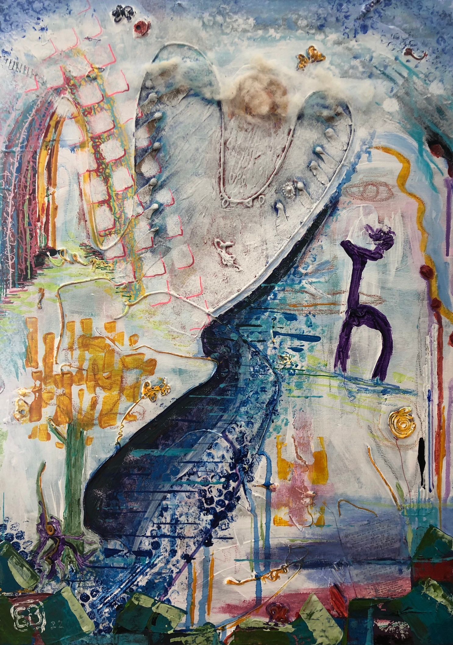 schilderij Verlangen, Elisabeth Baron, EB-Artwork&Coaching