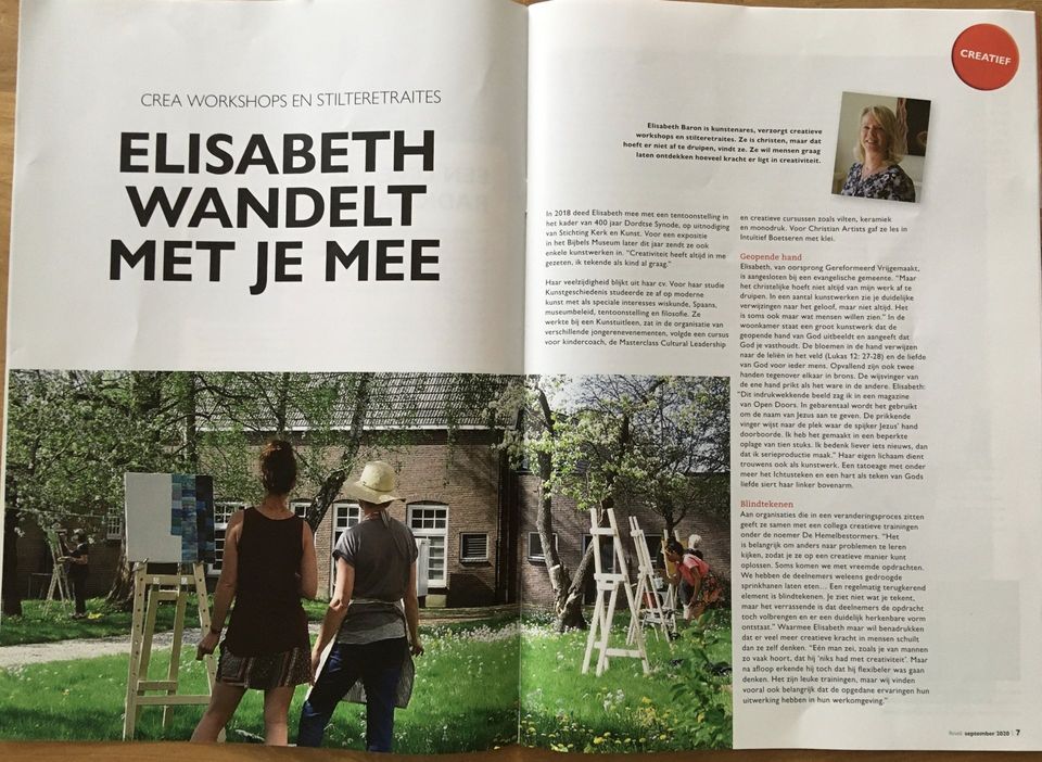 interview Elisabeth Baron maandblad Reveil september 2020