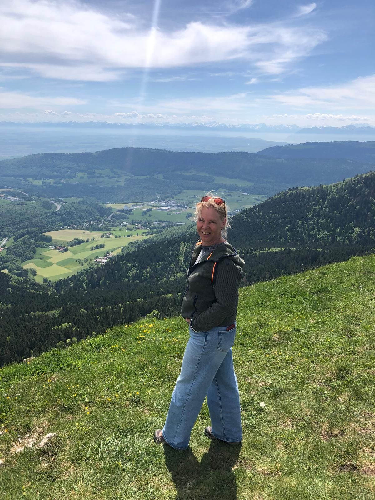 uitzicht op Alpen, creatieve retraite frankrijk, Elisabeth Baron, EB-Artwork&Coaching