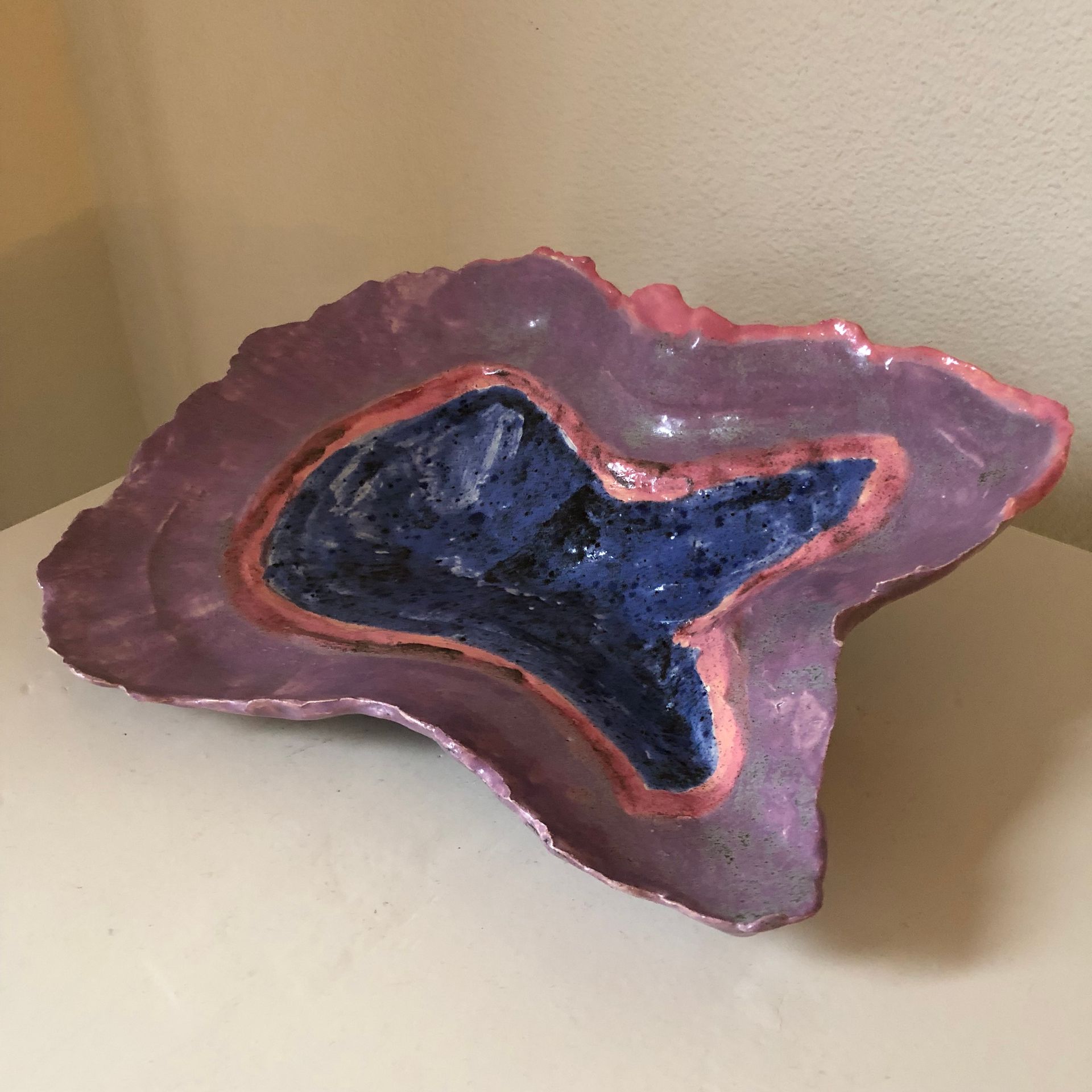 schaal lavendel, Elisabeth Baron, EB-Artwork&Coaching