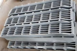 Stack of Gray Plastic Pallets With Rectangular Openings — Northern Heavy Machinery in Mount Louisa, QLD