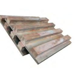 Stacked Rectangular Metal Bars With Steps, Slightly Rusty, Isolated — Northern Heavy Machinery in Mount Louisa, QLD