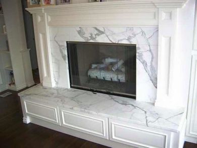 Fireplace Surround — Marble and granite in  Middleton, MA
