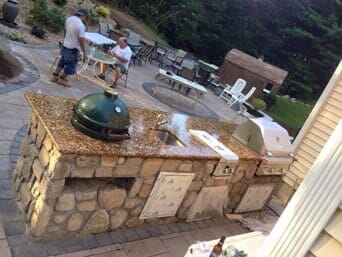 Outdoor Kitchen — Marble and granite in  Middleton, MA