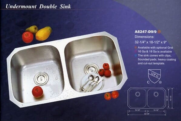Undermount Double Sink - Marble and Granite in Middleton, MA