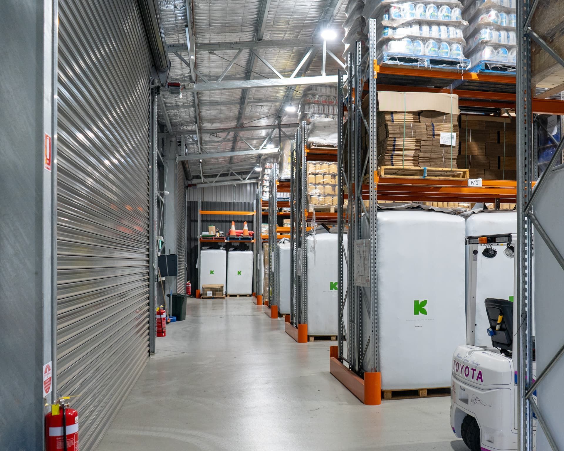 Inside an Industrial Warehouse