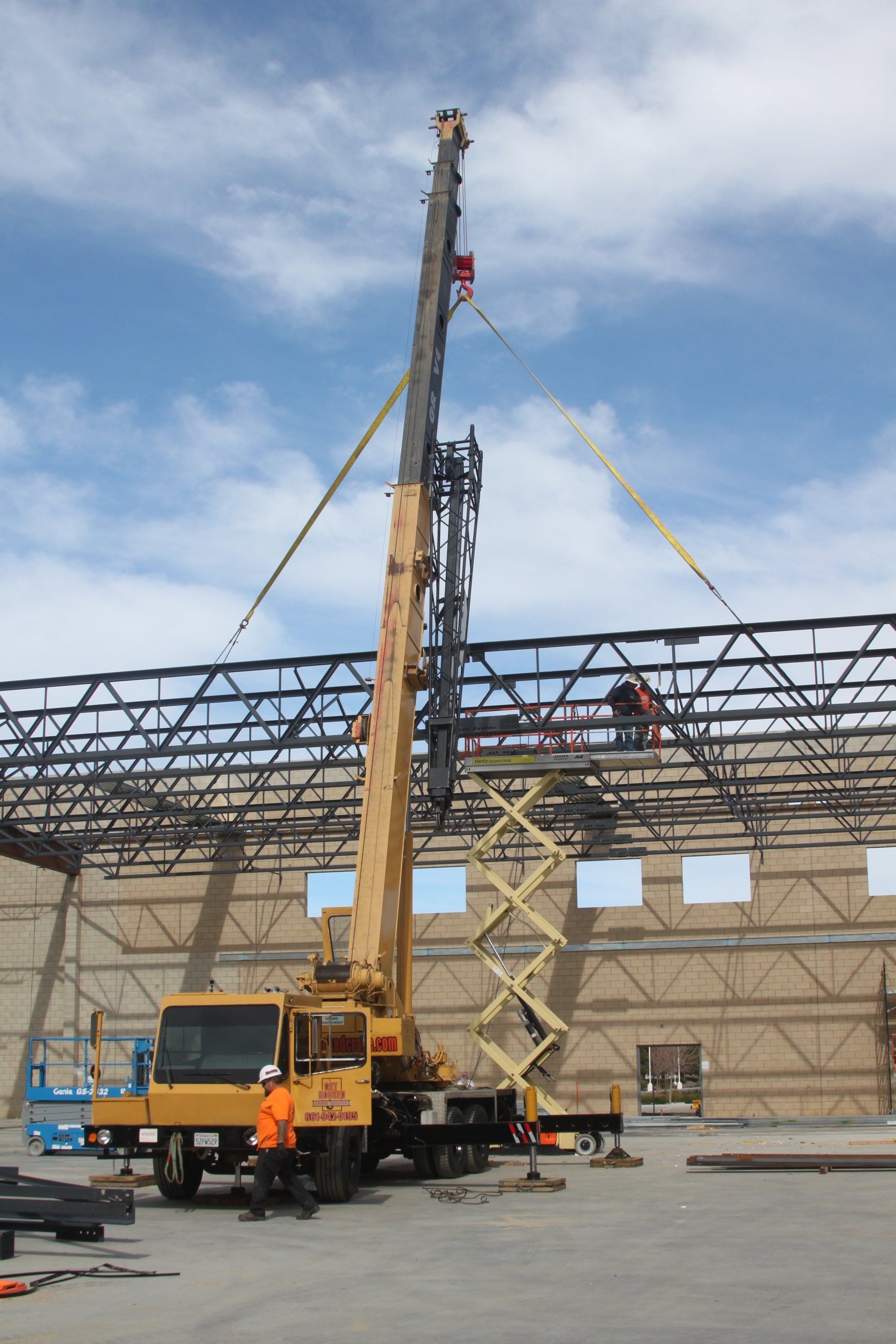 Construction Crane Service — Lancaster, CA — Get Hooked Crane Service
