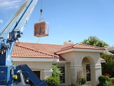 Spa Over House — Lancaster, CA — Get Hooked Crane Service