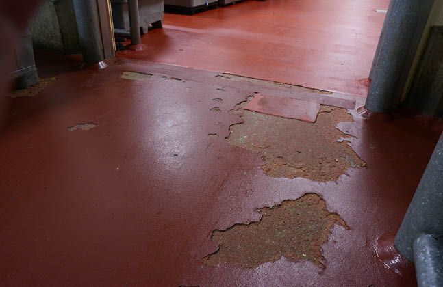 Uneven Floor Section