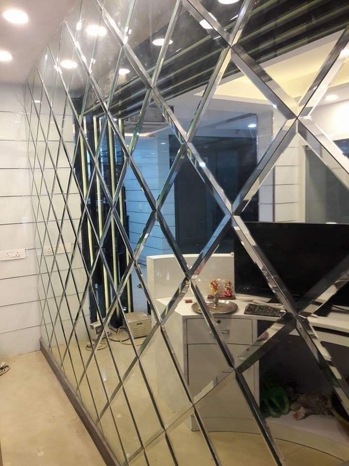 beveled mirror