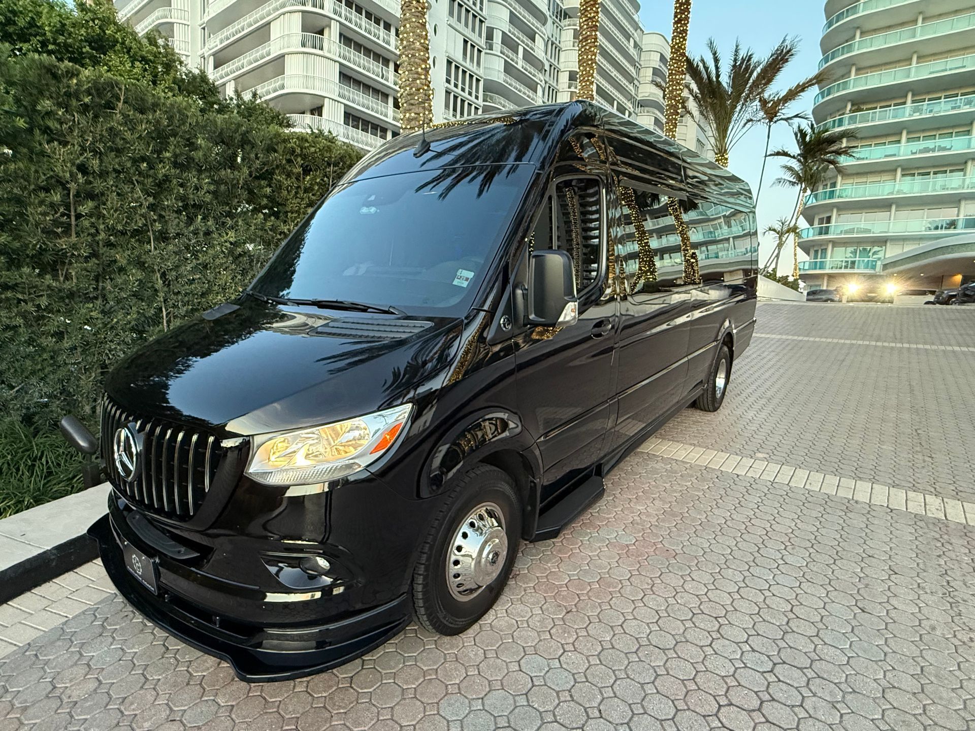 Black Mercedes Sprinter