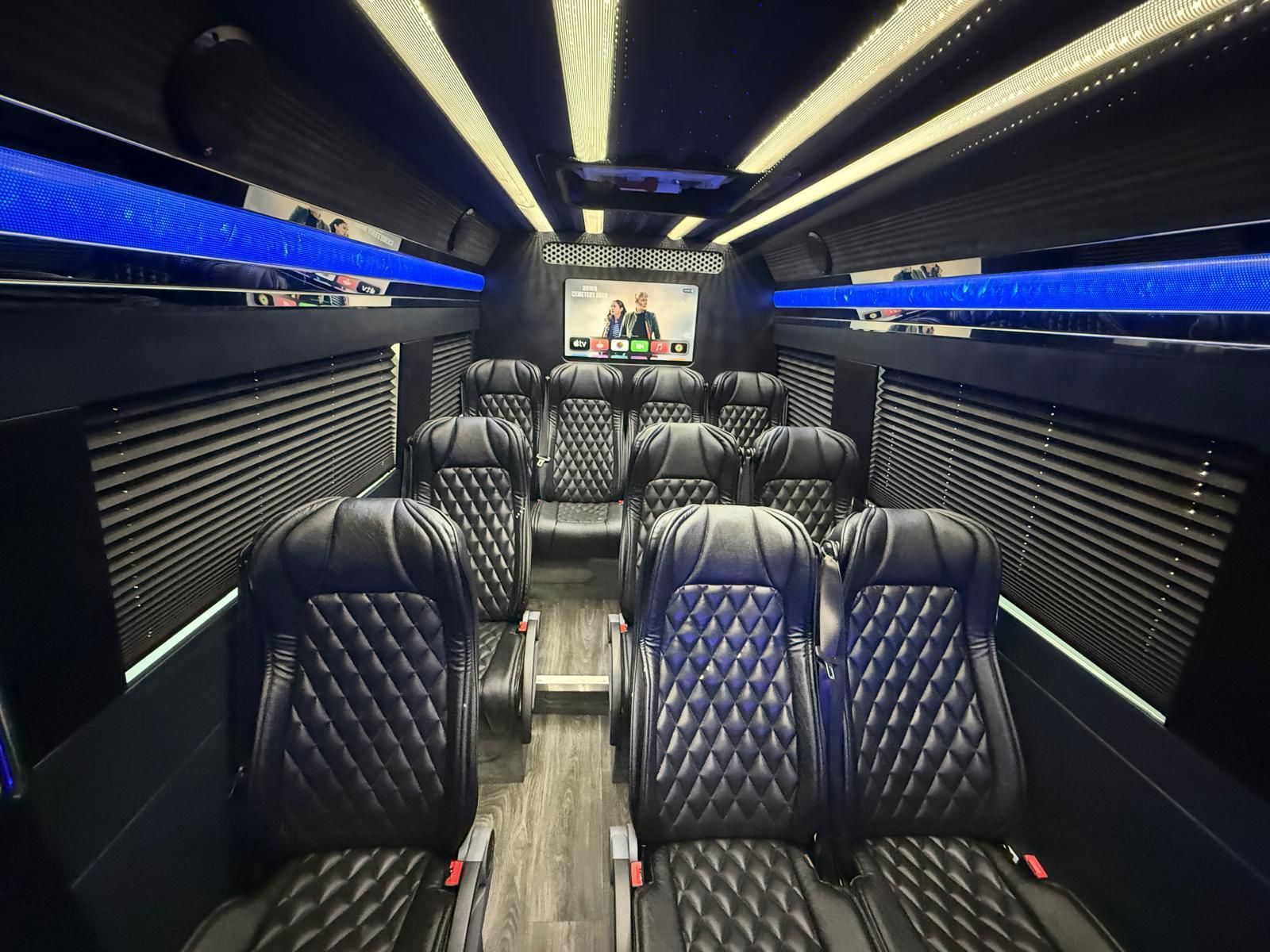Executive limo Sprinter interior