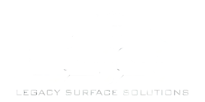 Logo for Legacy Surface Solutions. Text is 