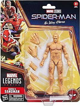 Marvel Legends Series Sandman, Spider-Man: No Way Home Collectible 6-Inch Action Figures, Ages 4 and Up