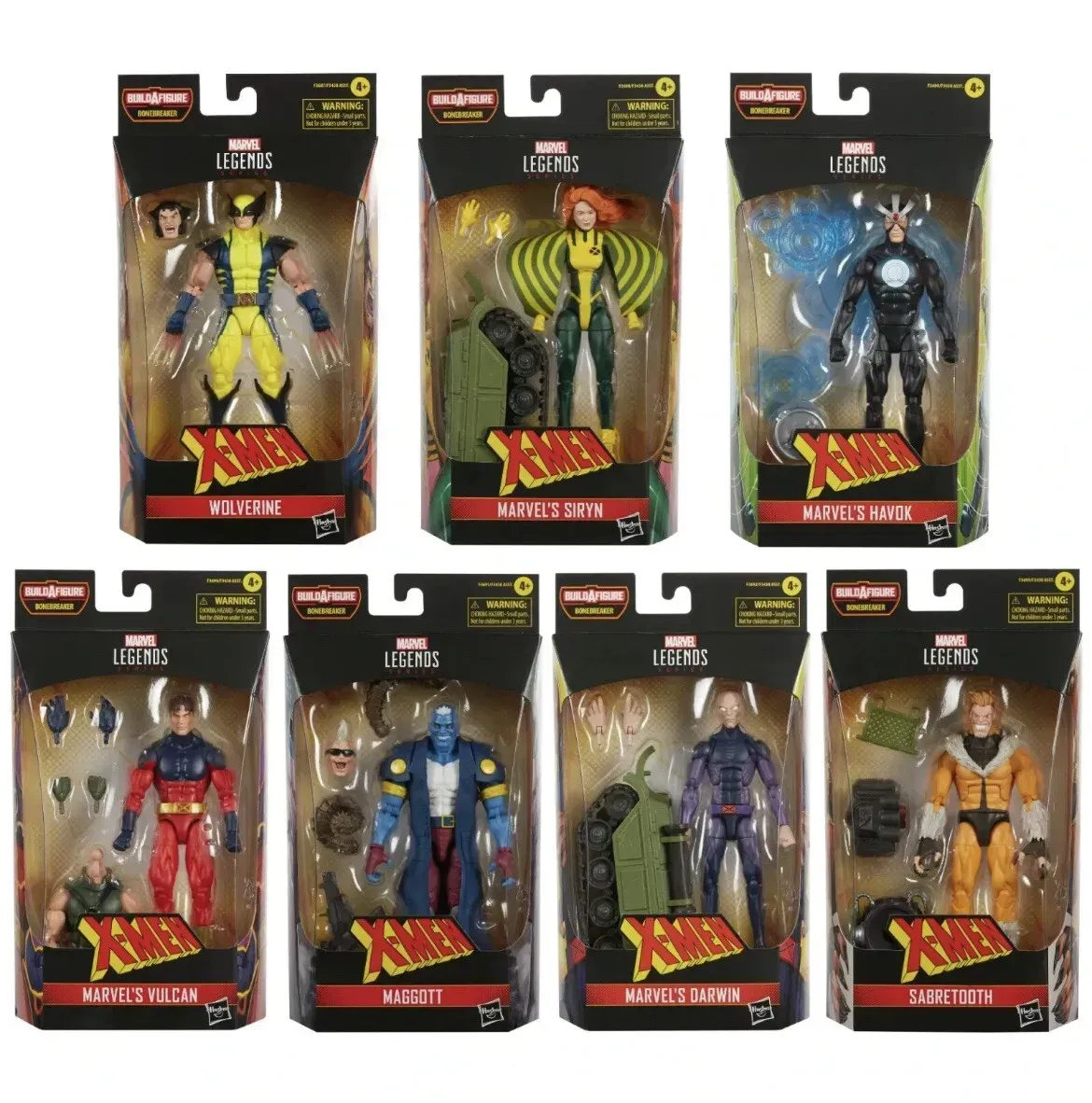 X-Men Marvel Legends Bonebreaker series full wave