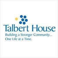 The logo for tallbert house is building a stronger community ... one life at a time.