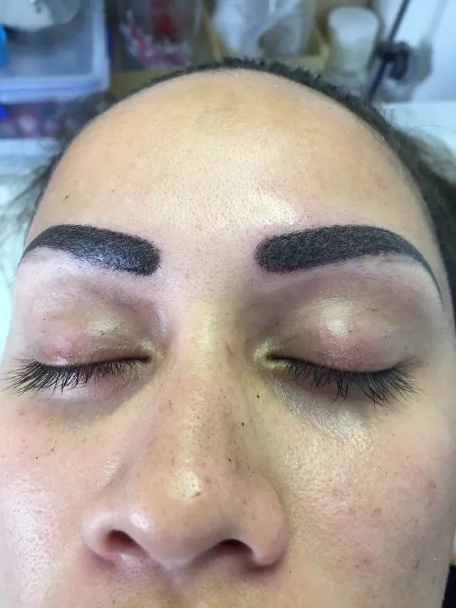 after permanent makeup