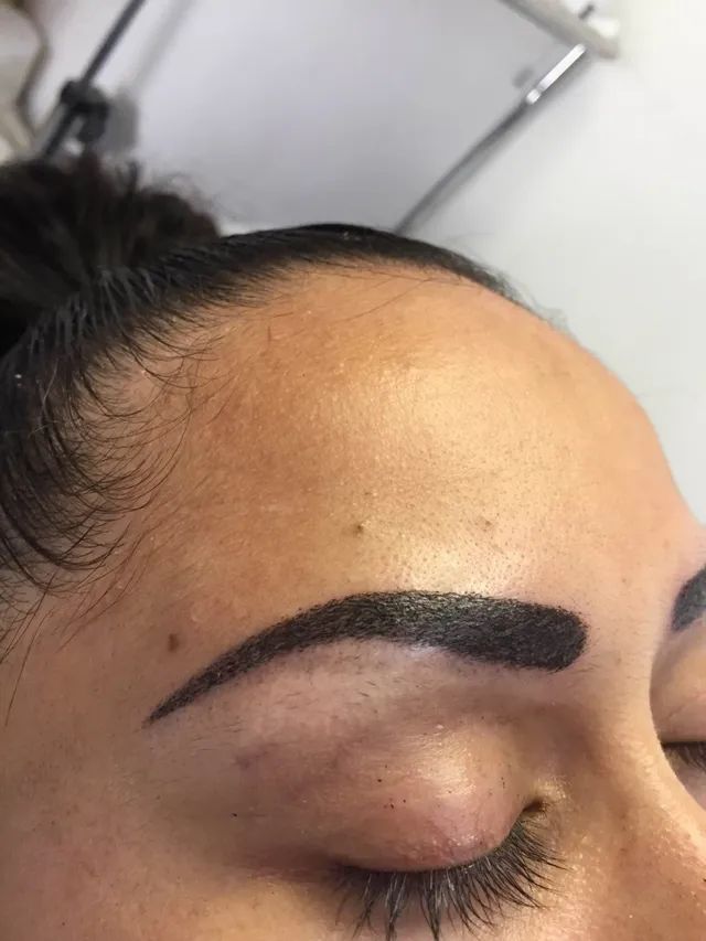 after permanent makeup