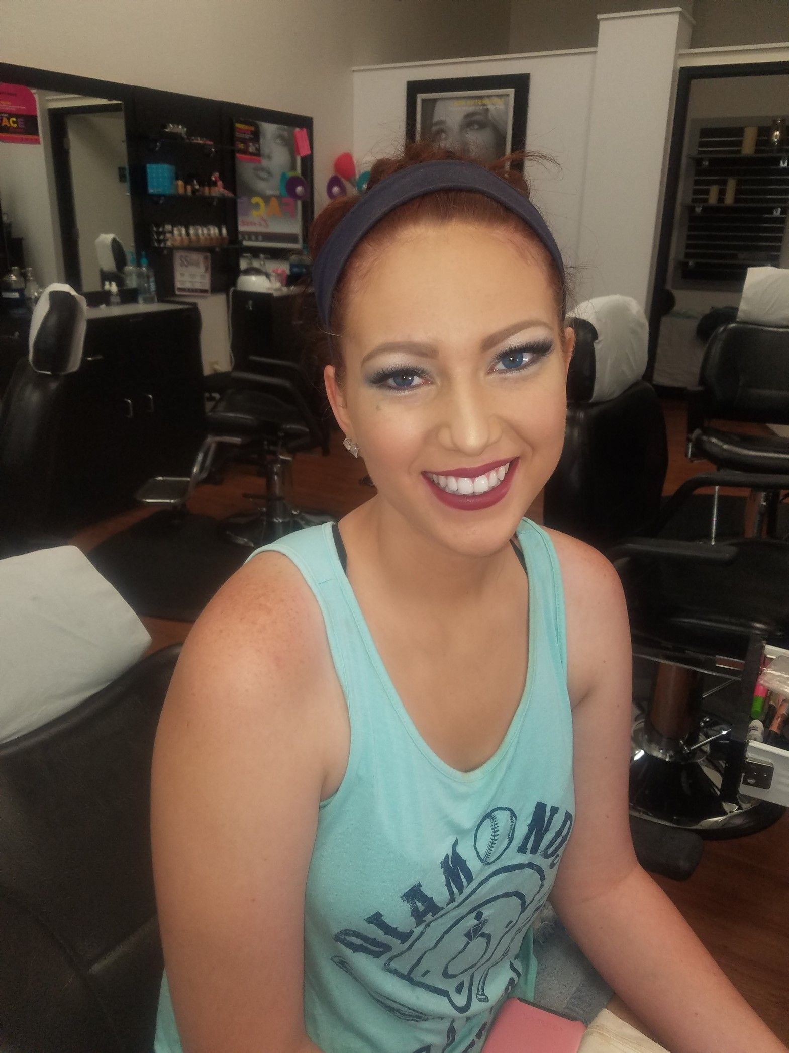 Smiling Woman After Makeup - North Little Rock, AR - Sherrye’s Esthetics and Wellness Spa