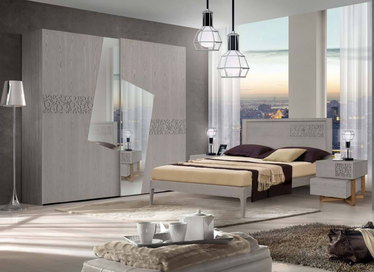 CAMERA COMPLETA CON ARMADIO LETTO CASSETTIERA COMO E COMODINO A BRINDISI FALEGNAMERIA ROCHIRA