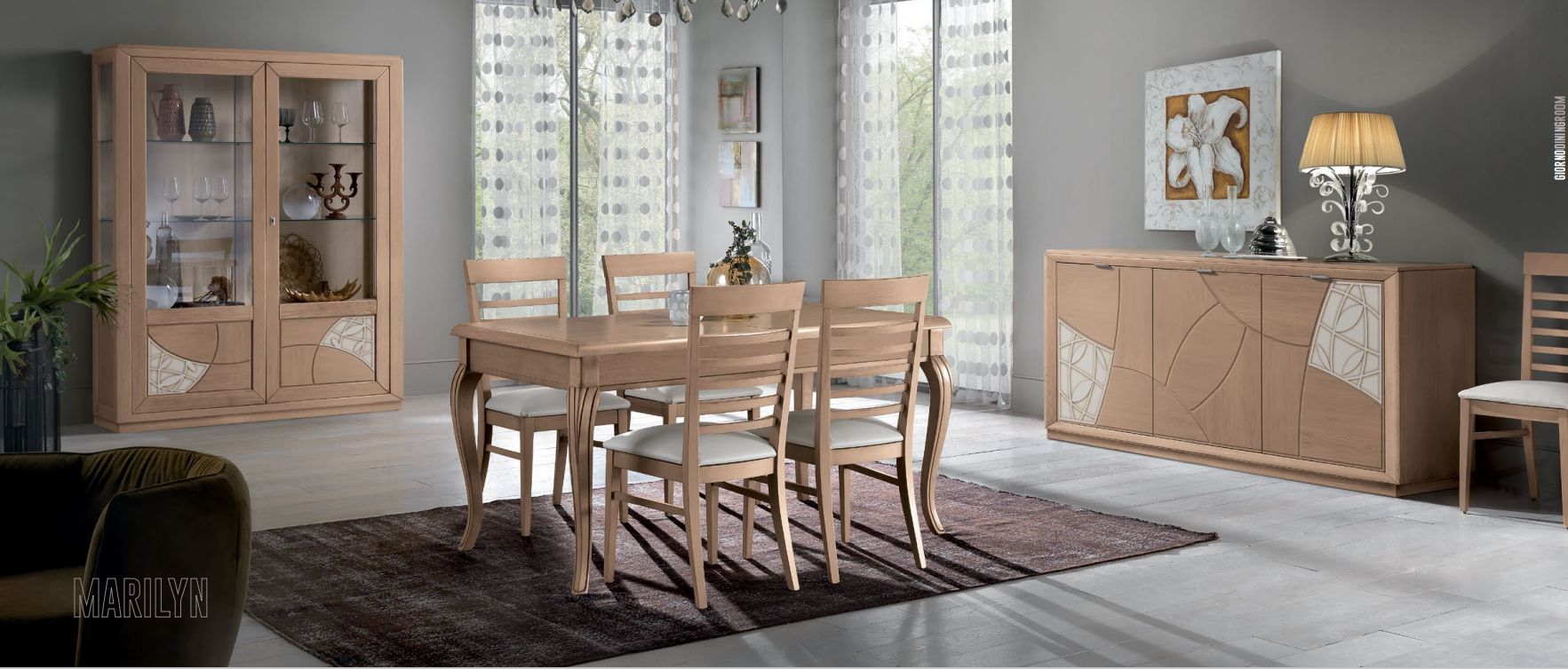 CREDENZA CON 3 ANTE CON CASSETTI INTERNI IN PROVINCIA DI LECCE FALEGNAMERIA ROCHIRA