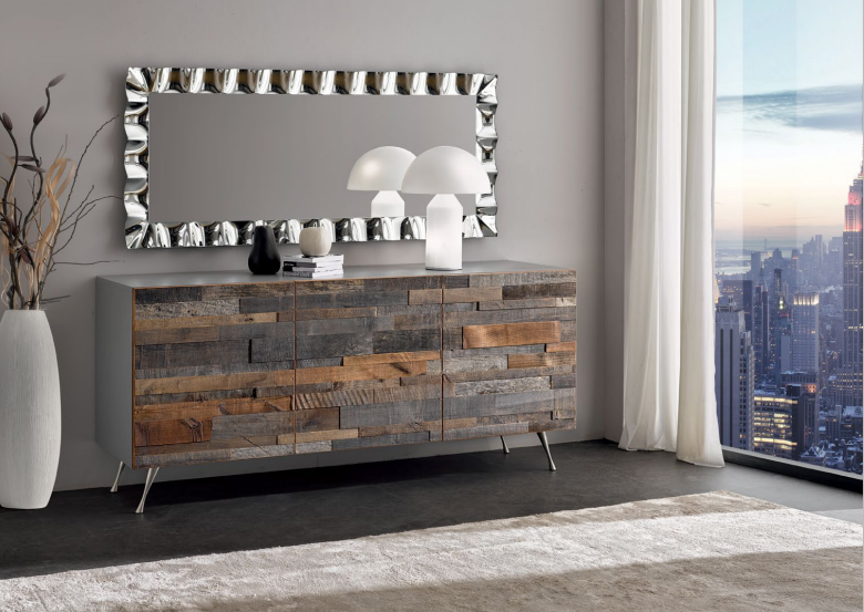 MADIA TRE ANTE TRIDIMENSIONALI FALEGNAMERIA ROCHIRA