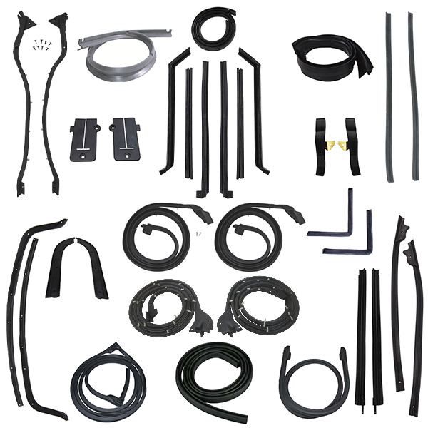 1964-1965 Lincoln Continental Convertible Weatherstripping Kit – 32-Piece Set