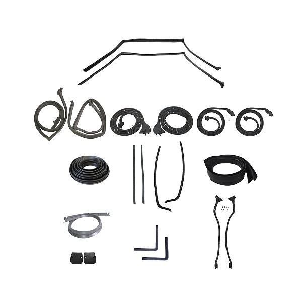 1964 - 1965 Lincoln Continental Sedan Weatherstripping Kit – 20-Piece Set