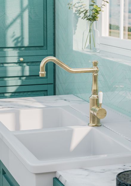 Tapware With White Countertop — Fixtures & Fittings In Tweed Heads South, NSW