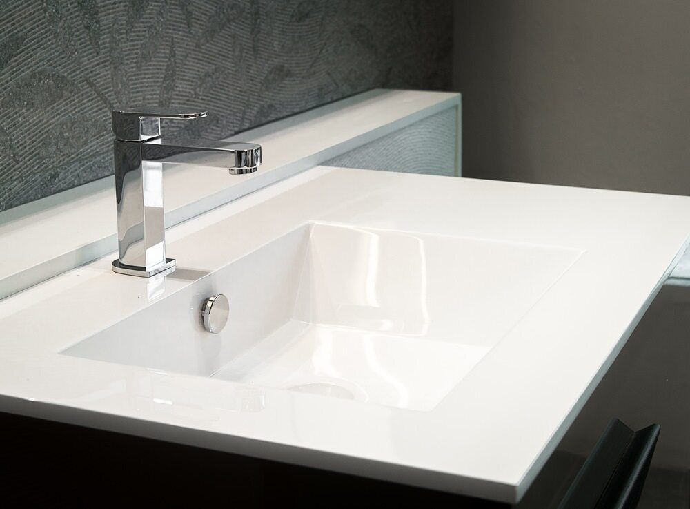 Bathroom With White Tiles — Fixtures & Fittings In Tweed Heads South, NSW