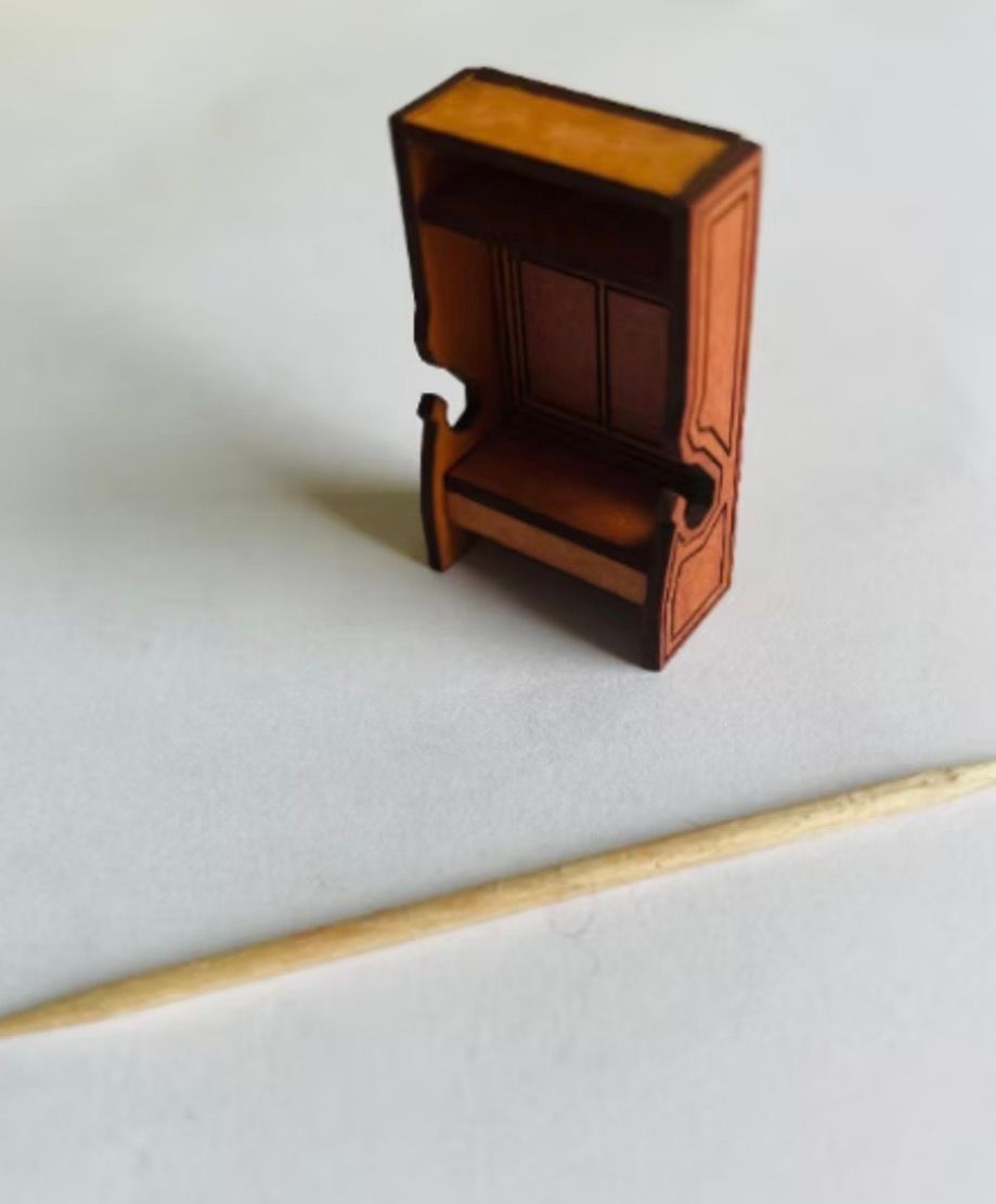 WELSH HIGH BACK SETTLE WITH SHELF 1/48 scale KIT